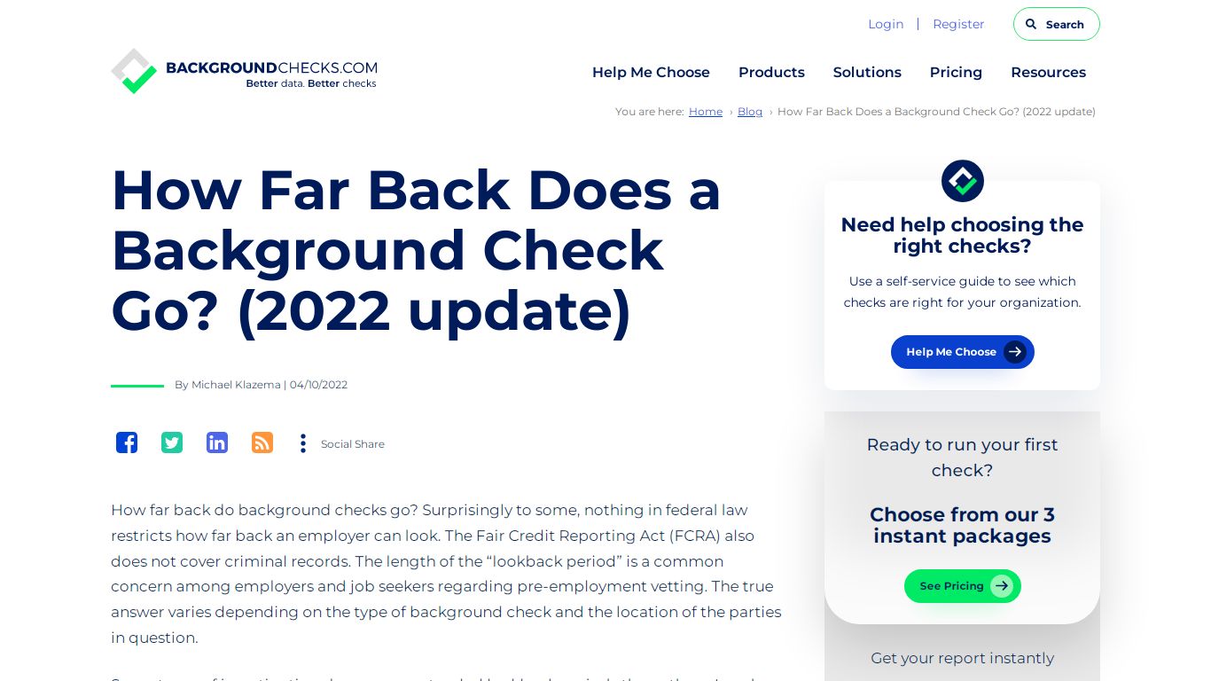 How Far Back Does a Background Check Go? (2022 update)